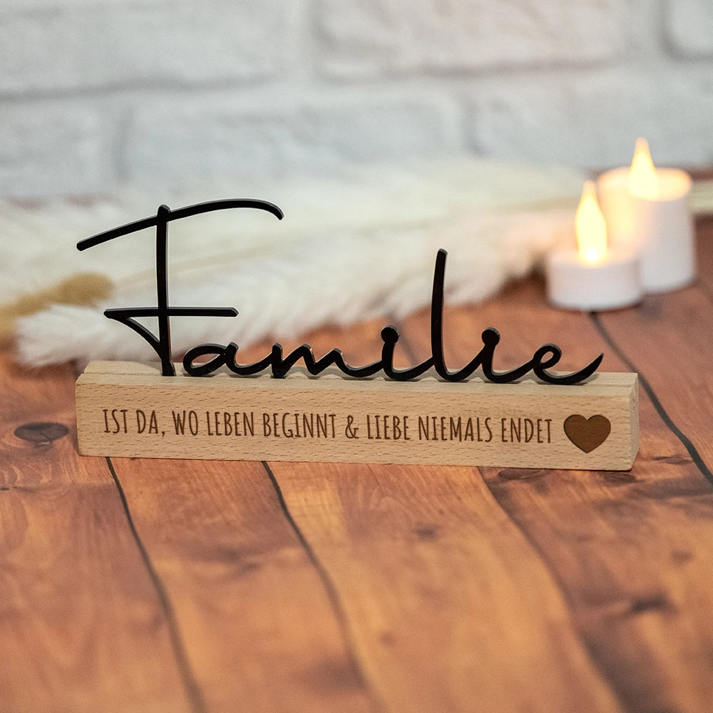 Aufsteller Familie