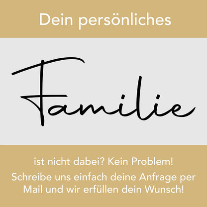 Aufsteller Familie